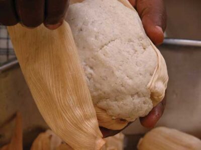 Ga Kenkey (Steamed Fermented Corn Dough) Recipe